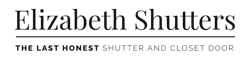 Eshutters LOGO closet and shutters BLACK